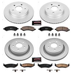 Power Stop Z17 Evolution Plus GEOMET Coated Brake Kits CRK2164