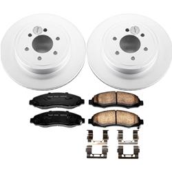 PowerStop Z17 Evolution Plus GEOMET Coated Brake Kits for 2003-2004 DAKOTA - CRK2187