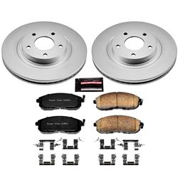 PowerStop Z17 Evolution Plus GEOMET Coated Brake Kits for 2002-2006 ALTIMA, 2002-2004 I35, 2002-2003 MAXIMA - CRK2282