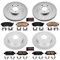 PowerStop Z17 Evolution Plus GEOMET Coated Brake Kits for 2002-2006 ALTIMA - CRK2283