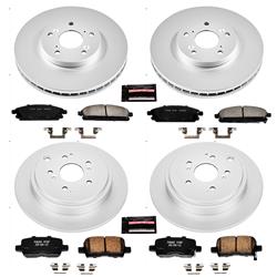 PowerStop Z17 Evolution Plus GEOMET Coated Brake Kits for 2003-2006 MDX - CRK2291