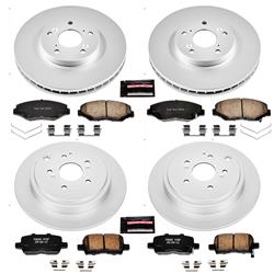 PowerStop Z17 Evolution Plus GEOMET Coated Brake Kits for 2003-2008 PILOT - CRK2303