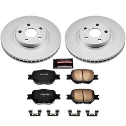 PowerStop Z17 Evolution Plus GEOMET Coated Brake Kits for 2000-2005 CELICA, 2005-2010 TC - CRK2313