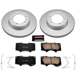 PowerStop Z17 Evolution Plus GEOMET Coated Brake Kits for 2001-2007 SEQUOIA, 2000-2006 TUNDRA - CRK2324