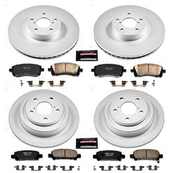 PowerStop Z17 Evolution Plus GEOMET Coated Brake Kits for 2002-2003 IMPREZA - CRK2371