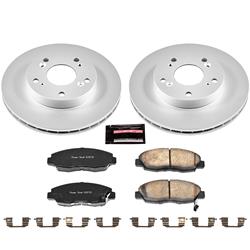 PowerStop Z17 Evolution Plus GEOMET Coated Brake Kits for 2006-2011 CIVIC - CRK2384