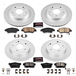 PowerStop Z17 Evolution Plus GEOMET Coated Brake Kits for 2004-2005 CIVIC, 2002-2006 RSX - CRK2387