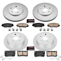 PowerStop Z17 Evolution Plus GEOMET Coated Brake Kits for 2006-2013 IS250 - CRK2407
