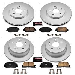 PowerStop Z17 Evolution Plus GEOMET Coated Brake Kits for 2002-2004 CAMRY - CRK2416