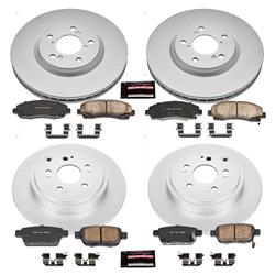 PowerStop Z17 Evolution Plus GEOMET Coated Brake Kits for 2006-2011 RIDGELINE - CRK2430