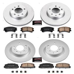 PowerStop Z17 Evolution Plus GEOMET Coated Brake Kits for 2003-2005 6 - CRK2449