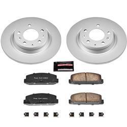 PowerStop Z17 Evolution Plus GEOMET Coated Brake Kits for 2003-2005 6, 2003 PROTEGE - CRK2452