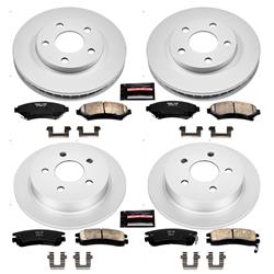 PowerStop Z17 Evolution Plus GEOMET Coated Brake Kits CRK2554