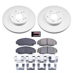 PowerStop Z17 Evolution Plus GEOMET Coated Brake Kits for 2003-2007 ACCORD - CRK2558