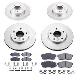 PowerStop Z17 Evolution Plus GEOMET Coated Brake Kits for 2001 MAXIMA - CRK2705