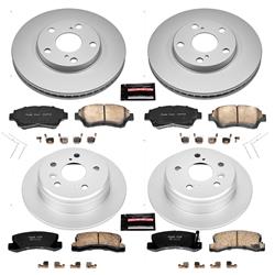 PowerStop Z17 Evolution Plus GEOMET Coated Brake Kits for 1992-1996 CAMRY - CRK2714