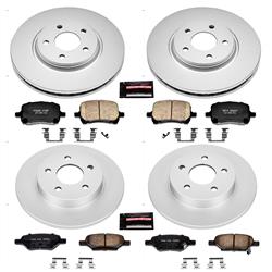 PowerStop Z17 Evolution Plus GEOMET Coated Brake Kits CRK2731