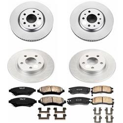 PowerStop Z17 Evolution Plus GEOMET Coated Brake Kits for 2003-2004 SEVILLE - CRK2733