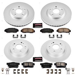 PowerStop Z17 Evolution Plus GEOMET Coated Brake Kits for 2006-2007 ACCORD - CRK2743