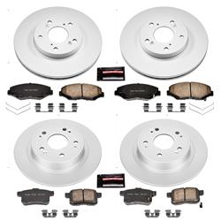 PowerStop Z17 Evolution Plus GEOMET Coated Brake Kits for 2008-2010 ACCORD - CRK2744