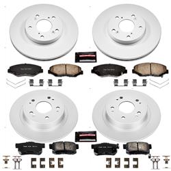 PowerStop Z17 Evolution Plus GEOMET Coated Brake Kits for 2005 ACCORD - CRK2745