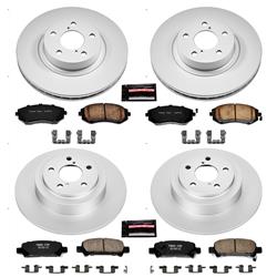 PowerStop Z17 Evolution Plus GEOMET Coated Brake Kits for 2002-2004 LEGACY - CRK2750