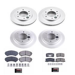PowerStop Z17 Evolution Plus GEOMET Coated Brake Kits for 2001-2006 MONTERO - CRK2755