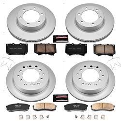 PowerStop Z17 Evolution Plus GEOMET Coated Brake Kits for 2001-2002 SEQUOIA - CRK2756