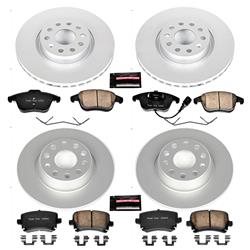PowerStop Z23 Evolution Sport GEOMET Coated Brake Kits for 2009-2010 TIGUAN - CRK2757