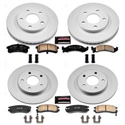 PowerStop Z17 Evolution Plus GEOMET Coated Brake Kits for 1995-1996 AURORA, RIVIERA - CRK2761
