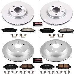 PowerStop Z17 Evolution Plus GEOMET Coated Brake Kits for 2004-2009 QUEST - CRK2766