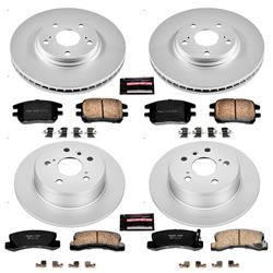 PowerStop Z17 Evolution Plus GEOMET Coated Brake Kits for 2002-2003 RX300 - CRK2775