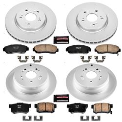PowerStop Z17 Evolution Plus GEOMET Coated Brake Kits for 2007-2012 RDX - CRK2781