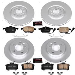 PowerStop Z23 Evolution Sport GEOMET Coated Brake Kits for 2000-2006 TT QUATTRO - CRK2795