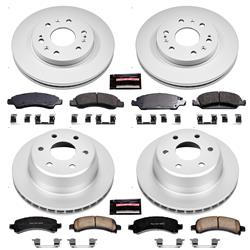 PowerStop Z17 Evolution Plus GEOMET Coated Brake Kits for 2009-2014 EXPRESS 1500, SAVANA 1500 - CRK2826