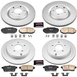 PowerStop Z17 Evolution Plus GEOMET Coated Brake Kits for 2007-2010 EDGE, MKX - CRK2829