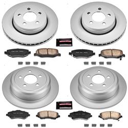 PowerStop Z17 Evolution Plus GEOMET Coated Brake Kits for 2008-2012 LIBERTY, 2007-2011 NITRO - CRK2832