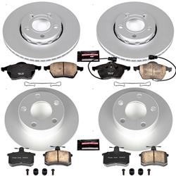 PowerStop Z23 Evolution Sport GEOMET Coated Brake Kits for 1995-1997 A6, 1995-1998 A6 QUATTRO - CRK2844