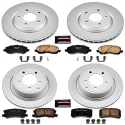 PowerStop Z17 Evolution Plus GEOMET Coated Brake Kits CRK2848