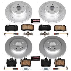 PowerStop Z23 Evolution Sport GEOMET Coated Brake Kits for 2002-2003 S500 - CRK2851