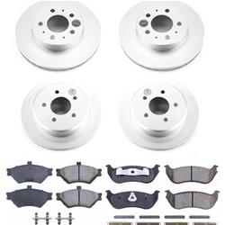 PowerStop Z17 Evolution Plus GEOMET Coated Brake Kits for 1996-1997 CROWN VICTORIA, GRAND MARQUIS, TOWN CAR - CRK2859