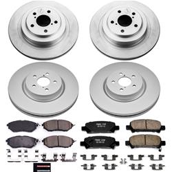 PowerStop Z17 Evolution Plus GEOMET Coated Brake Kits for 2005-2009 LEGACY - CRK286