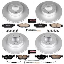 PowerStop Z23 Evolution Sport GEOMET Coated Brake Kits for 2006 325I - CRK2890
