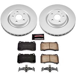 PowerStop Z17 Evolution Plus GEOMET Coated Brake Kits for 2009 G8, 2012-2013 REGAL - CRK2948