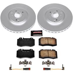 PowerStop Z23 Evolution Sport GEOMET Coated Brake Kits for 2004 C230, 2003-2005 C320, 2005-2006 SLK350 - CRK2950