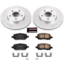 PowerStop Z17 Evolution Plus GEOMET Coated Brake Kits for 2007-2010 COBALT, 2007-2009 G5 - CRK2983