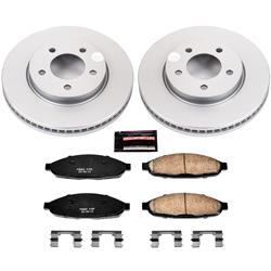 PowerStop Z17 Evolution Plus GEOMET Coated Brake Kits for 2004-2008 PACIFICA - CRK3009