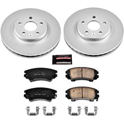 PowerStop Z17 Evolution Plus GEOMET Coated Brake Kits for 2010-2011 9-5, 2010-2015 CAMARO - CRK3031