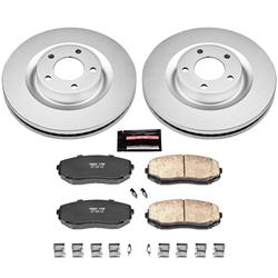 PowerStop Z17 Evolution Plus GEOMET Coated Brake Kits for 2007-2014 EDGE, 2007-2015 MKX - CRK3057