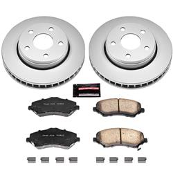 PowerStop Z17 Evolution Plus GEOMET Coated Brake Kits for 2007-2017 WRANGLER, 2018 WRANGLER JK - CRK3097